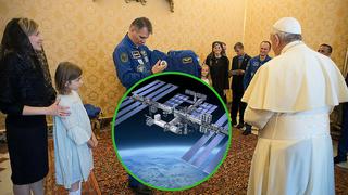 Astronautas de la Estación Espacial Internacional hacen un inusual regalo al Papa Francisco