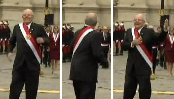 Fiestas Patrias: PPK apura al Gabinete con su característico bailecito (VIDEO)