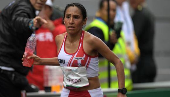 Gladys Tejeda consigue récord sudamericano. (Foto: AFP)