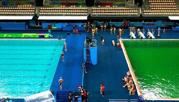 Río 2016: Agua de piscina cambia de color, pero misterio es resuelto 