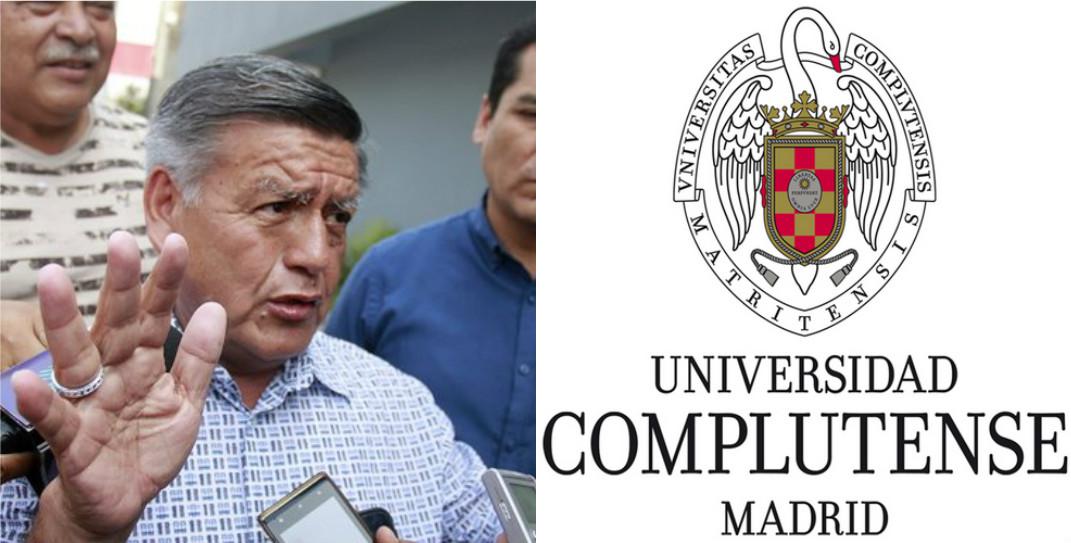 César Acuña: Universidad Complutense dijo esto sobre presunto plagio en tesis doctoral