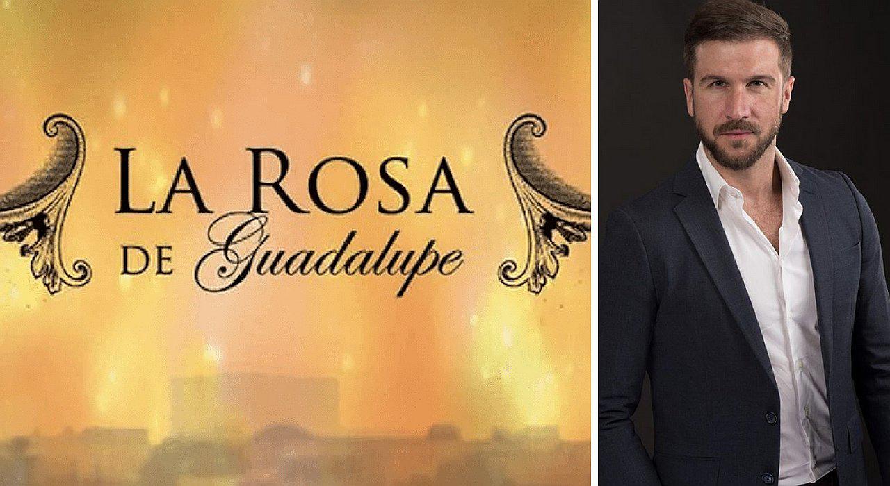 David Villanueva graba episodio de La Rosa de Guadalupe (FOTO)