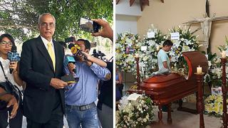 ​Manuel Burga reapareció y lo hizo en el velorio de Daniel Peredo (VÍDEO)