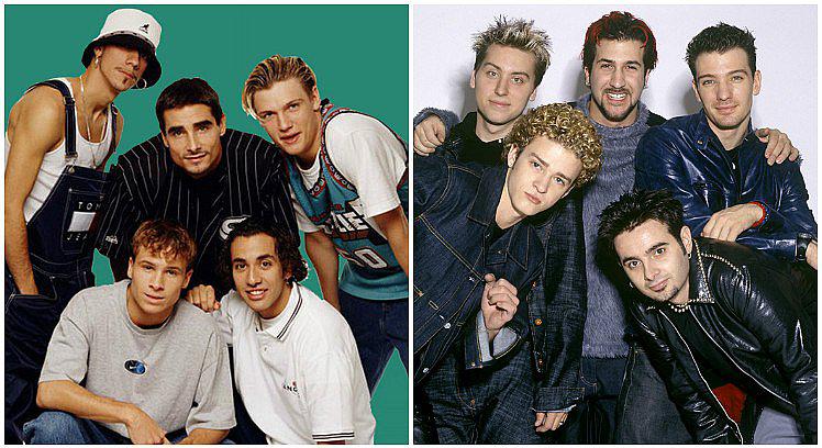 Los Backstreet boys y un 'N Sync sorprendieron juntos en el escenario (VIDEO)