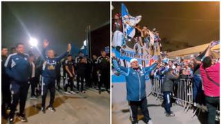 Sporting Cristal recibió aliento de sus hinchas en la noche previa a jugar contra Universitario