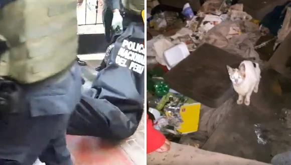 Anciana muere en medio de la basura en el Callao (VIDEO)