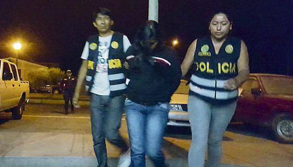 Tacna: la mujer sentenciada actuaba en complicidad de su pareja Yeyson Jorge Liendo Mamani.