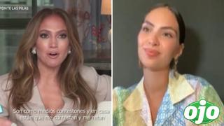 Natalie Vértiz y su impecable entrevista a Jennifer López en inglés: “Es buenísima gente” | VIDEO