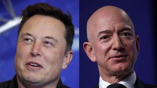 Jeff Bezos y Elon Musk: la reñida batalla por el título del hombre más rico del mundo