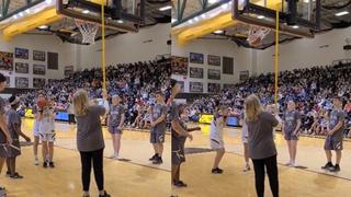 ¡Todos la aclamaron! Adolescente invidente se vuelve viral por anotar espectacular canasta en partido de baloncesto