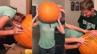 Halloween: Hace broma a su familia y el susto termina llevándoselo ella [VIDEO]