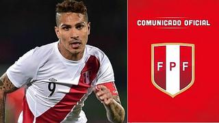 FPF envía comunicado sobre la apelación al Tribunal Federal Suizo de Paolo Guerrero 