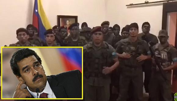 Venezuela: Grupo militar se subleva contra Nicolás Maduro (VIDEO)