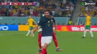 Respondió Francia: goles de Rabiot y Giroud para la remontada ante Australia | VIDEOS