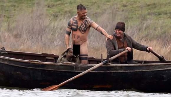 Tom Hardy es captado desnudo durante grabación de la película 'Taboo' [VIDEO] 