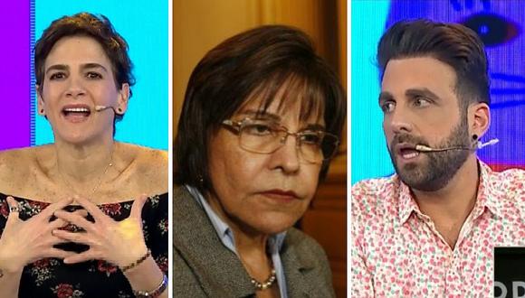 Rodrigo González y Gigi Mitre discuten fuertemente con Mercedes Cabanillas por muerte de Alan García