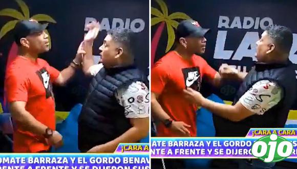 Alfredo Benavides y el Tomate Barraza se pelean | Imagen compuesta 'Ojo'