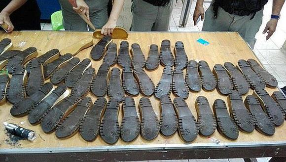 Trujillo: Utilizan suela de sandalias para camuflar droga en el penal