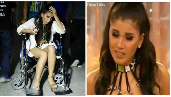Reyes del Show: Yahaira Plasencia sufre accidente y llora a más no poder (FOTOS)