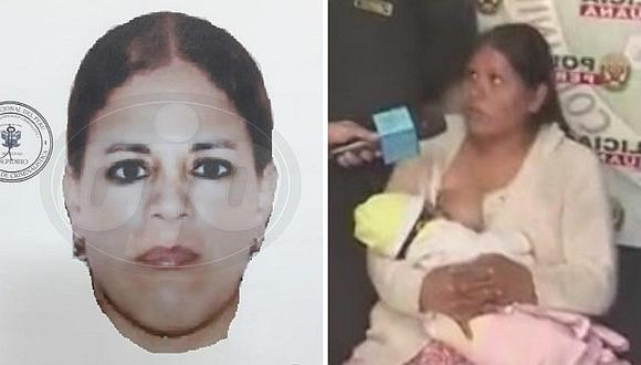 PNP muestra identifac de mujer que raptó a bebé con engaños