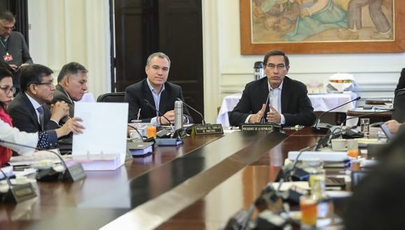 Vizcarra analizará con sus ministros el archivamiento del proyecto de adelanto de elecciones. (Foto: Presidencia de la República)