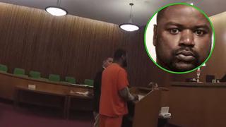 Criminal deja con conmoción cerebral a su abogado luego de ser condenado a 50 años de prisión (VIDEO)