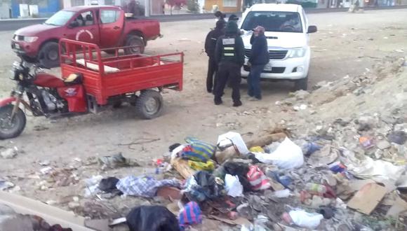 Piura: Intervienen dos vehículos que salían de madrugada para arrojar basura en la vía pública (Foto: Municipalidad de Paita)
