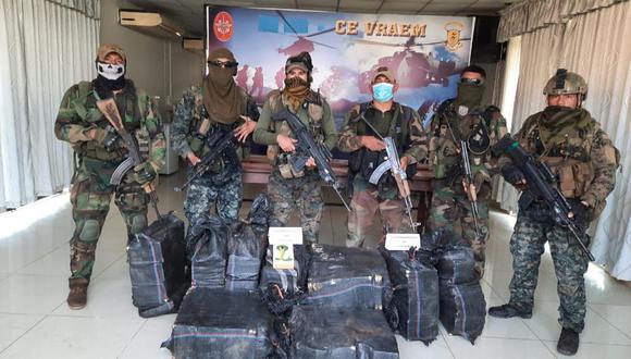 Cusco: las Fuerzas Armadas y la Policía Nacional se comprometieron a trabajar ininterrumpidamente en la lucha contra el tráfico ilícito de droga. (Foto: CCFFAA)