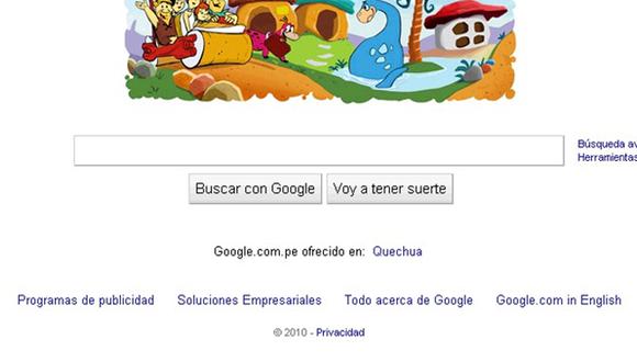 Google celebra los 50 años de Los Picapiedra