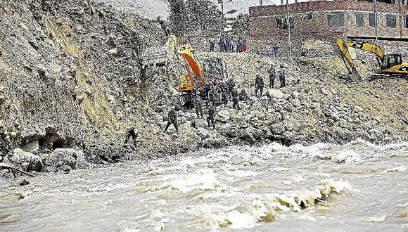Derrumbe en río Rímac mata a joven ingeniero