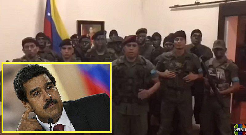 Venezuela: Grupo militar se subleva contra Nicolás Maduro (VIDEO)