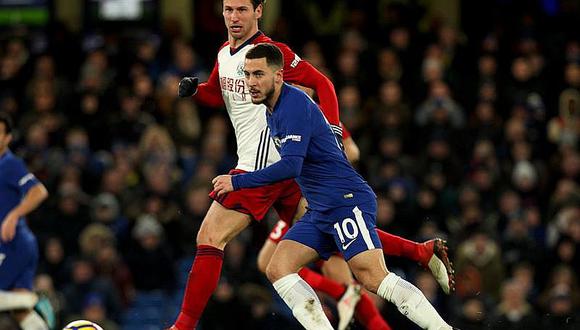 ​Eden Hazard conduce al Chelsea a golear 3-0 al West Bromwich