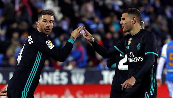 ​Real Madrid gana al Leganés 3-1 y sube al tercer lugar en España