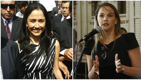 Nadine Heredia calificó bien feo a la Comisión de Defensa y Luciana León no se deja