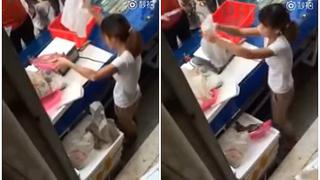 YouTube: vendedora de pescado es captada haciendo esto en pleno mercado (VIDEO)