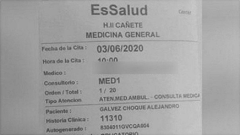 EsSalud cita a paciente para el 2020 y luego explica lo que pasó