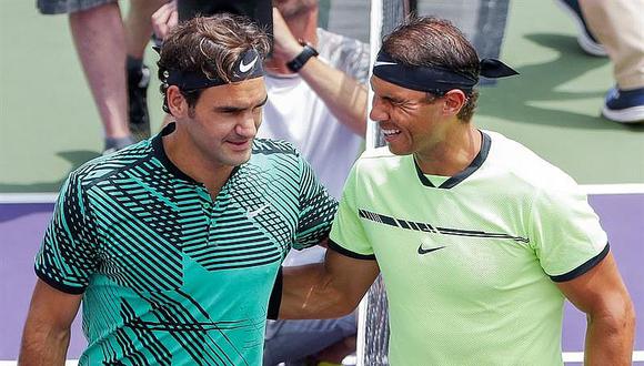 Tenis: Federer y Nadal regresan entre los cinco mejores de la ATP