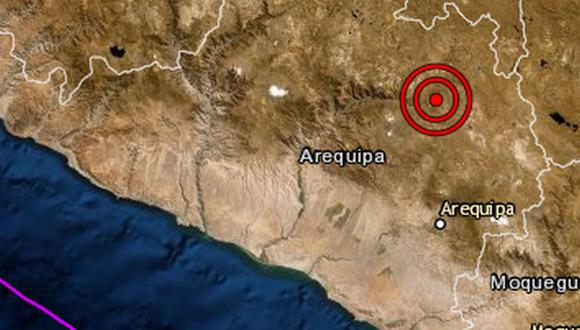 Arequipa: sismo de magnitud 4,3 se reportó en Castilla esta mañana. (IGP)