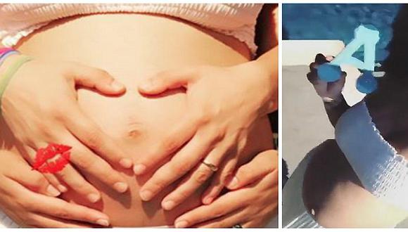 Katty García luce su avanzado embarazo en linda sesión de fotos