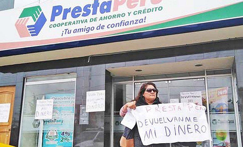 Madre pierde 25 mil soles tras cierre de Cooperativa de Ahorros