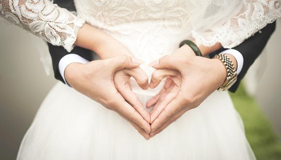 Foto referencial de pareja que contrae matrimonio. (Foto: Pixabay)