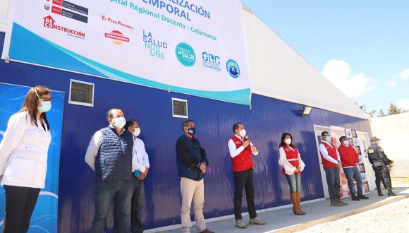 Cajamarca:  el establecimiento médico, que cuenta con 50 camas hospitalarias, brindará una atención eficaz a pacientes COVID-19 con distintos niveles de afectación. (Foto: Difusión)