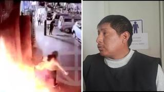 Dan prisión preventiva a hombre que lanzó bomba molotov a mujer en La Victoria (VIDEO)