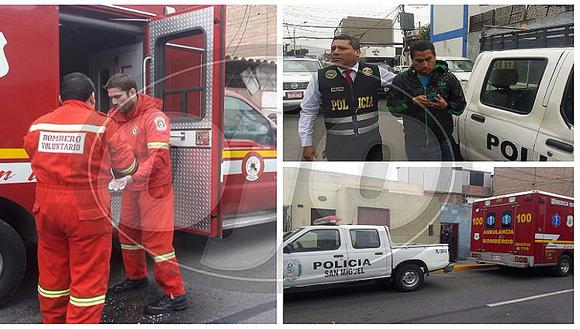 San Miguel: hallan a mujer sin vida y Paco Bazán acude como bombero voluntario (VIDEO)