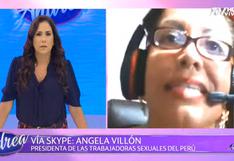 Andrea Llosa ‘cuadra’ a trabajadoras sexuales cuando dicen que “arriesgan su vida por el Perú” | VIDEO