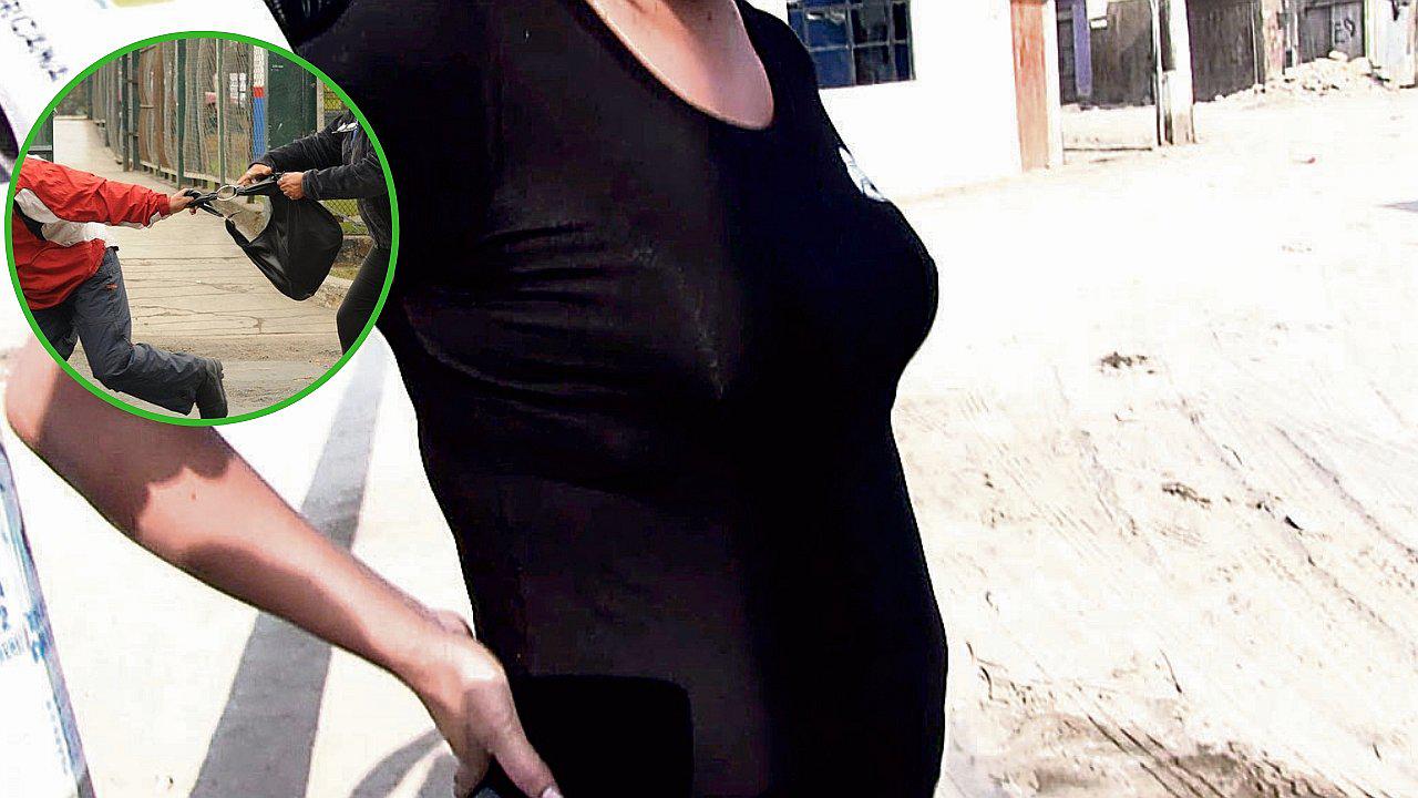 Golpean y dejan en el suelo a embarazada para robarle su celular