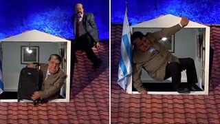 El Wasap de JB parodia a "Alan García" huyendo de la embajada de Uruguay (VIDEO)