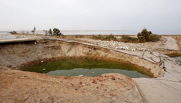 Mar Muerto se seca y podría desaparecer en el año 2050