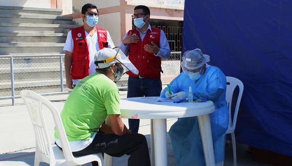 Piura: aplicaron pruebas rápidas a pobladores de Huancabamba por el COVID-19 (Foto difusión).