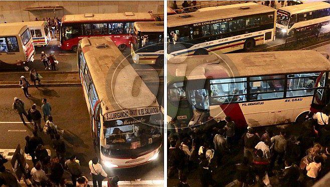 Chofer imprudente pone en riesgo a peatones de Vía Expresa Grau